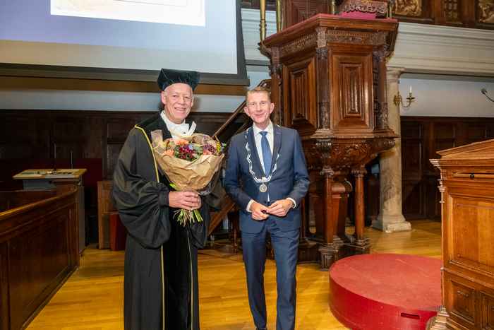 Promoted to Officer in the Order of Orange-Nassau