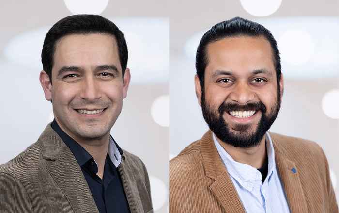 Zadeh (L) and Narayan